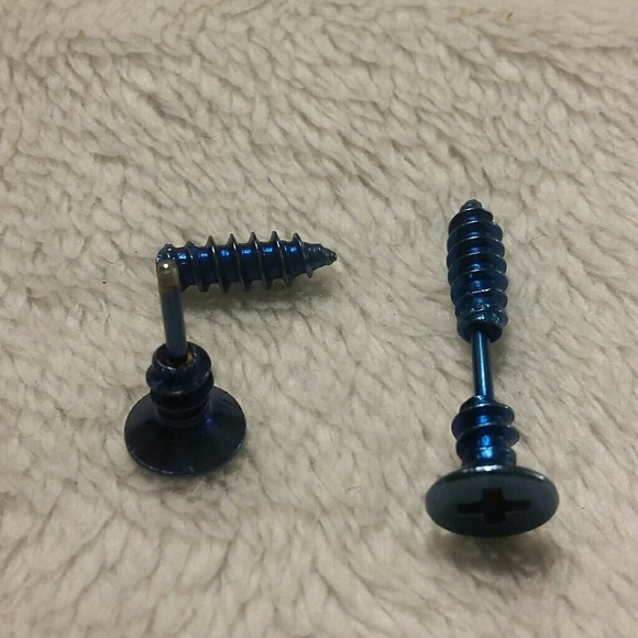 😍Stainless Steel 3D Unisex Screw 2 Sided Stud 5pc - Picture 6 of 8